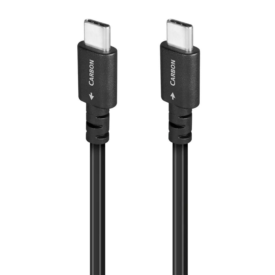 audioquest-carbon-usb-c-auf-c-kabel-0-75m-silber-refurb image 1