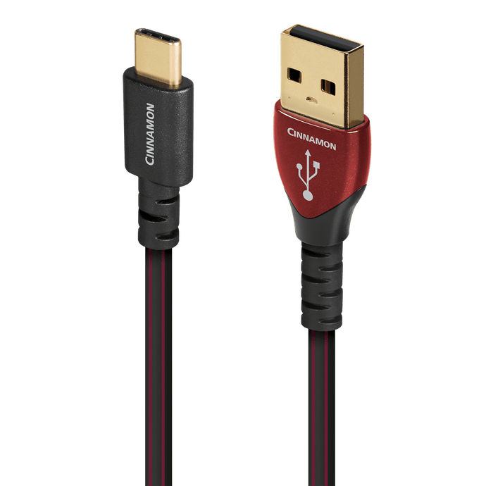 audioquest-cinnamon-usb-c-auf-a-kabel-1-25-silber image 2