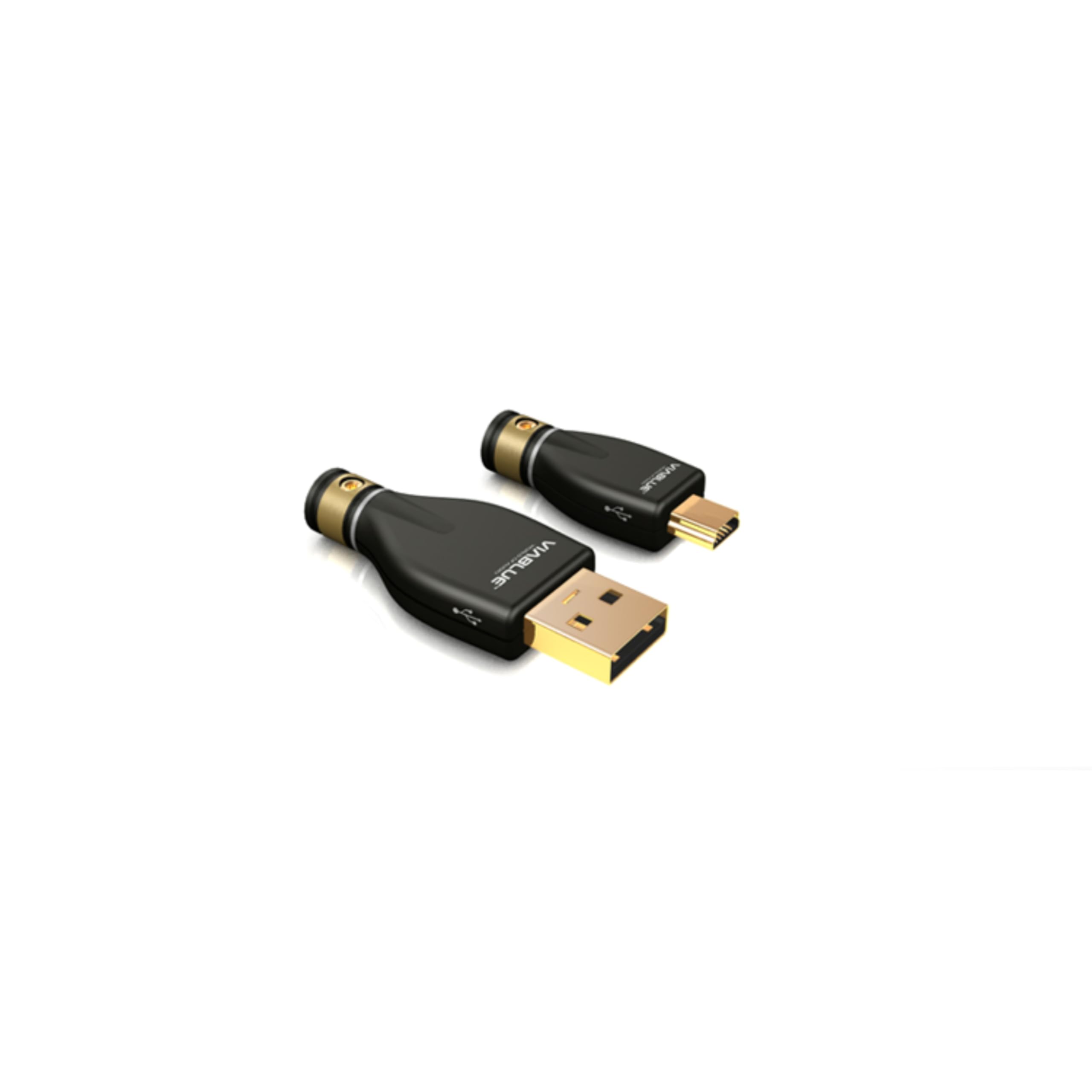 viablue-kr-2-silver-usb-kabel-a-mini-b-0-5m-versilbert image 2