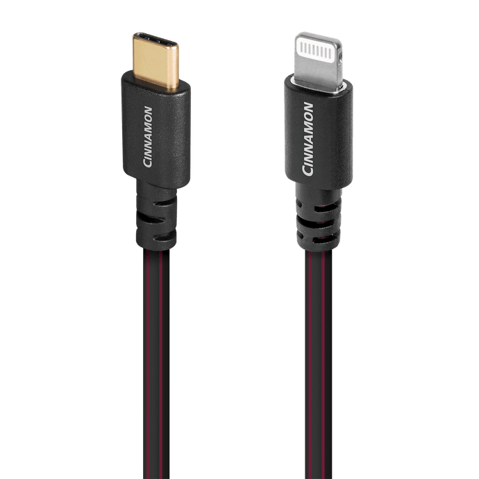 audioquest-cinnamon-usb-c-auf-lightning-kabel-silber-1-25 image 2