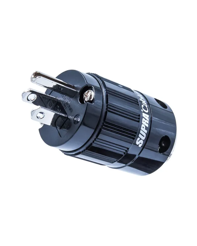 supra-lorad-nema-15-rh-us-netzstecker-rhodium-schwarz image 1