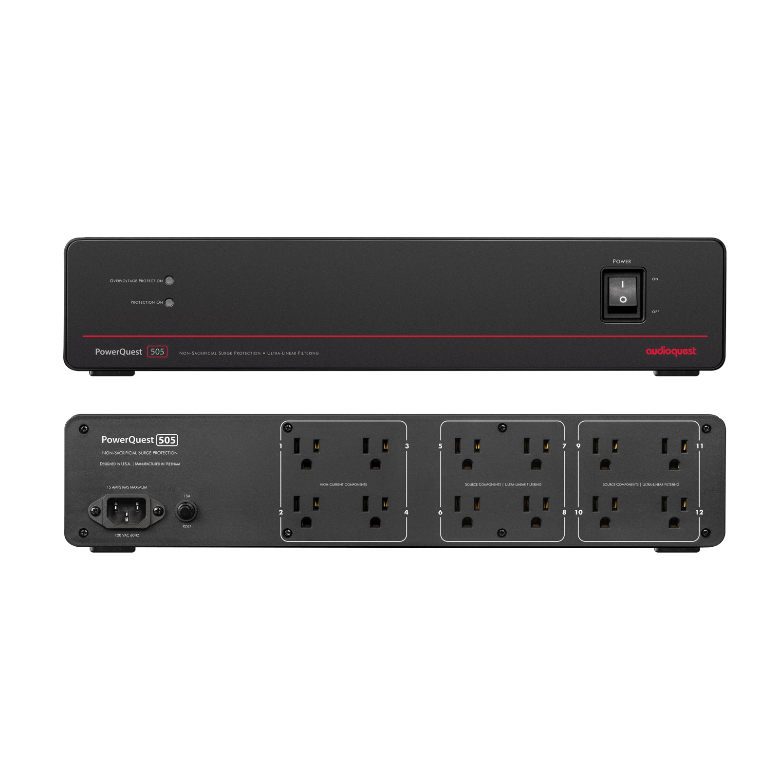 audioquest-powerquest-505-netzfilter-stromfilter-berspannungsschutz image 1
