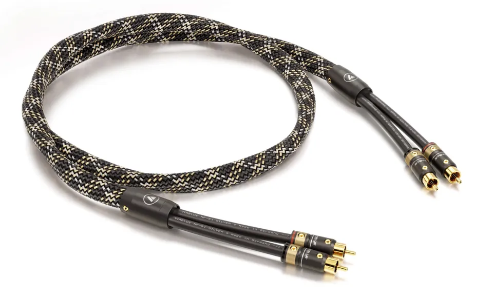 viablue-nf-s1-silver-cinchkabel-1-0m-twist-t6s-rca-analog-paar image 1