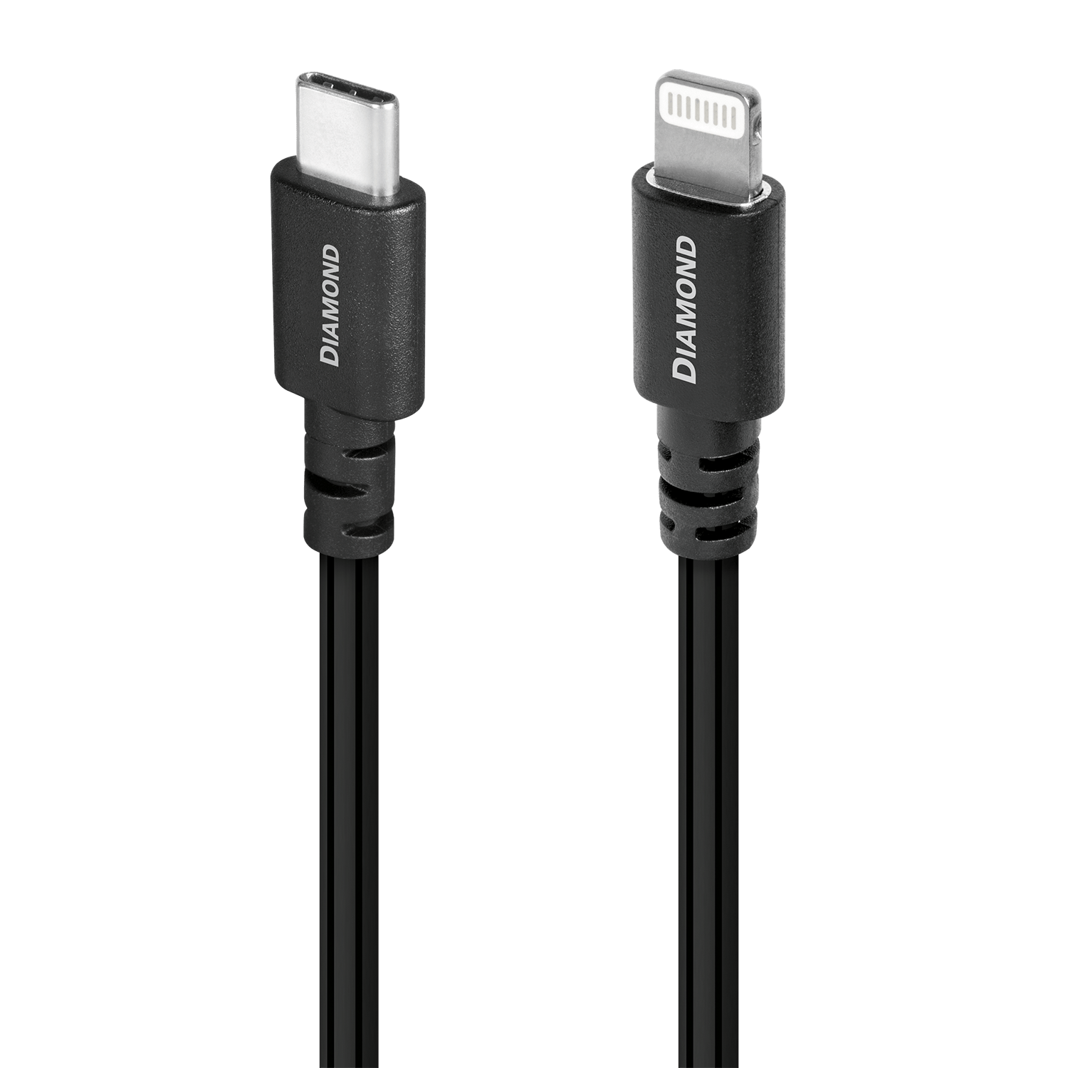 audioquest-diamond-usb-c-lightning-kabel-0-75m-silber image 1