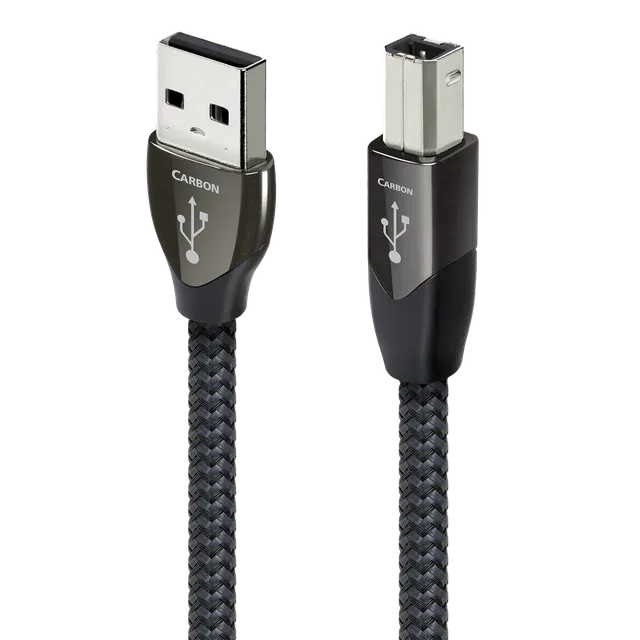 audioquest-carbon-usb-kabel-usb-a-auf-b-5-silber image 1