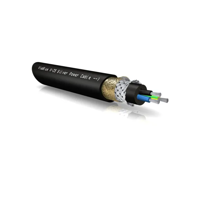 viablue-x-25-silver-netzkabel-meterware-1-m-2-5mm image 1