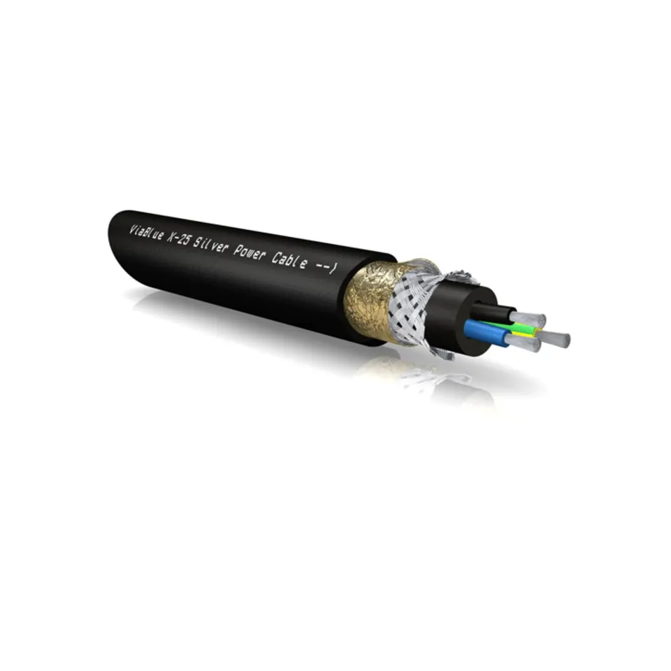 viablue-x-25-silver-netzkabel-meterware-1-m-2-5mm image 1