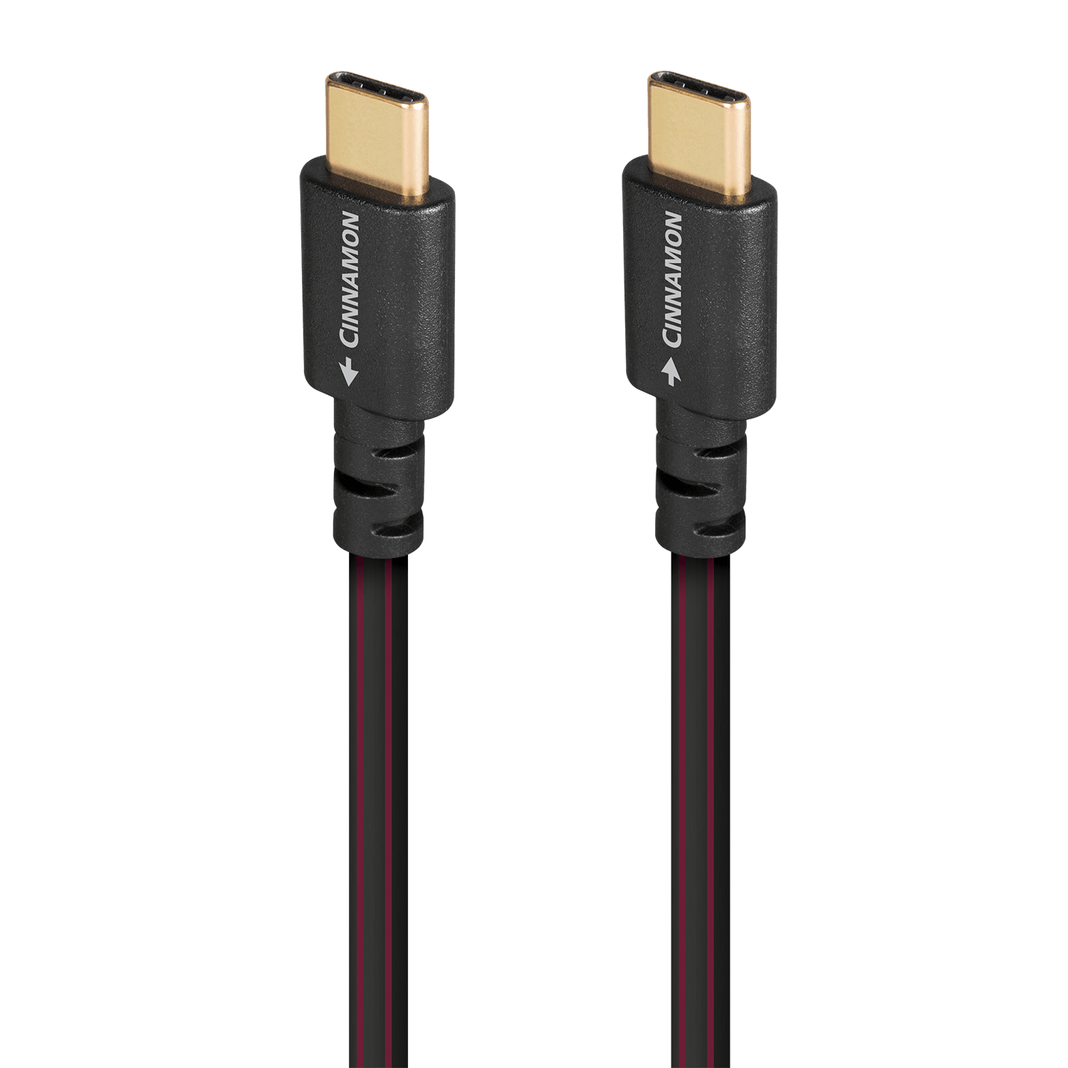 audioquest-cinnamon-usb-c-auf-c-kabel-versilbert-0-75-m image 1