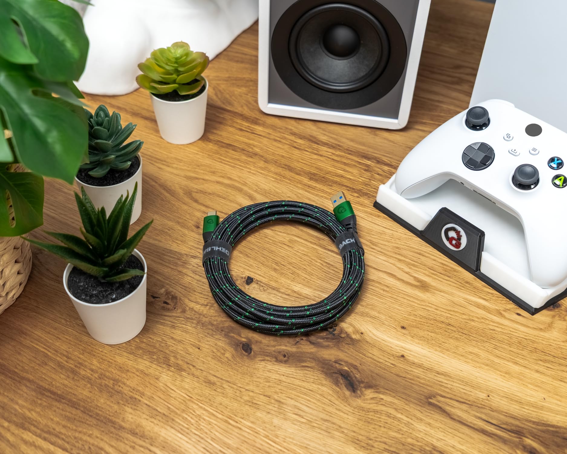 oehlbach-new-game-usb-a-auf-usb-c-kabel-3-m-60w-gr-n image 2