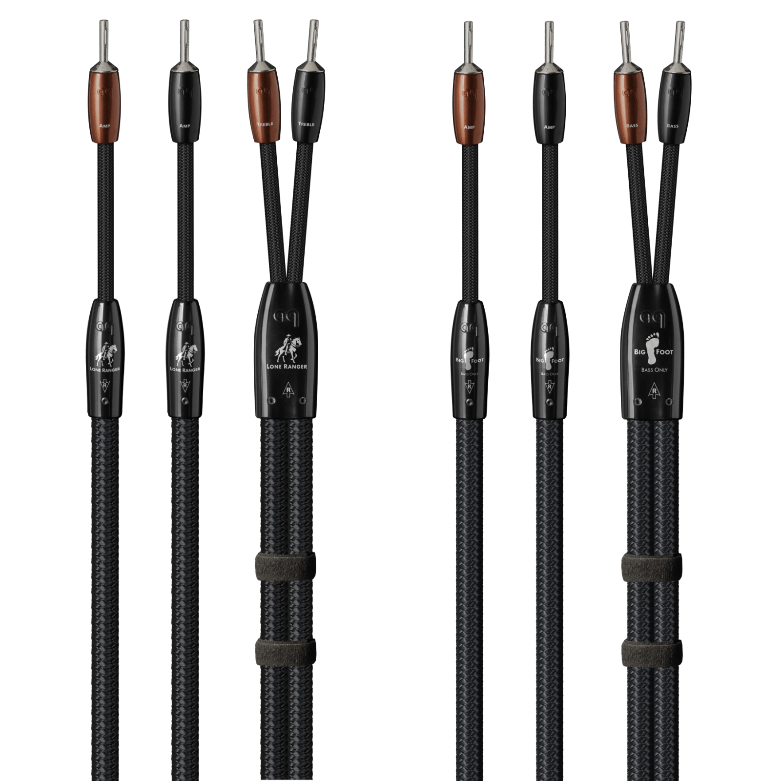 audioquest-lone-ranger-biwire-lautsprecherkabel-2-44-m-silber image 2