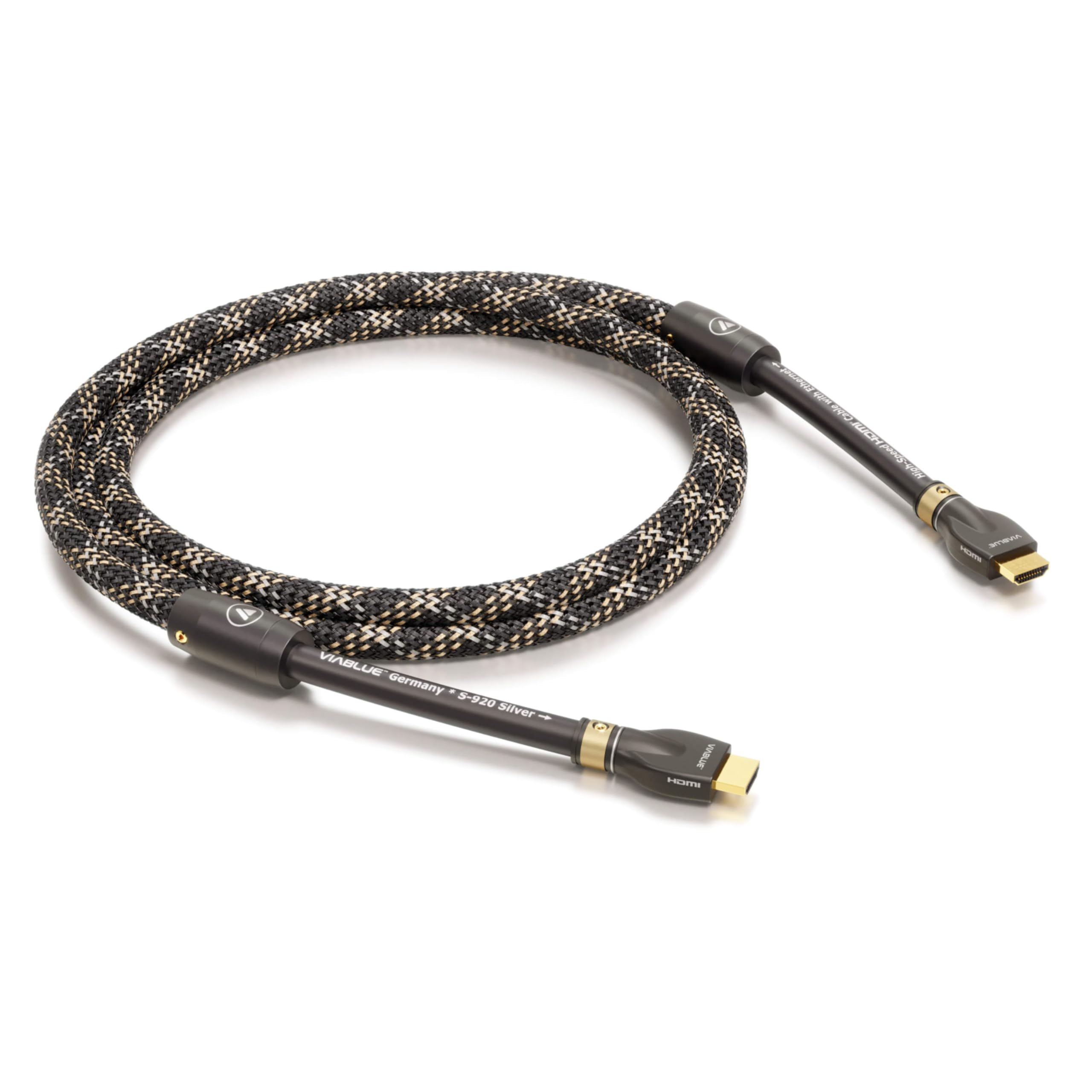 viablue-s-920-hdmi-kabel-0-75m-4k-high-speed-mit-ethernet image 1