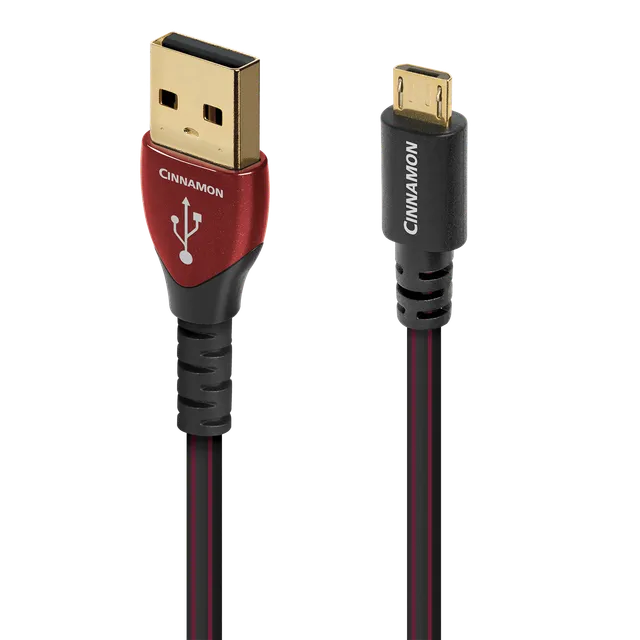 audioquest-cinnamon-usb-a-auf-micro-b-kabel-1-25-silber image 1